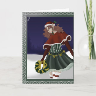 Winter Elf Holiday Greeting Card