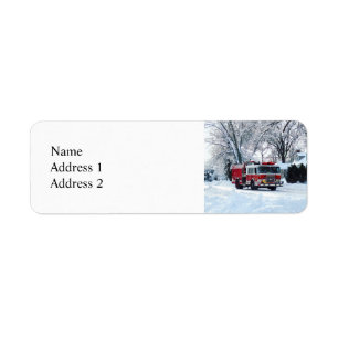 Winter Emergency Return Address Label