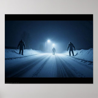 Winter Encounter (14 x 11) Poster