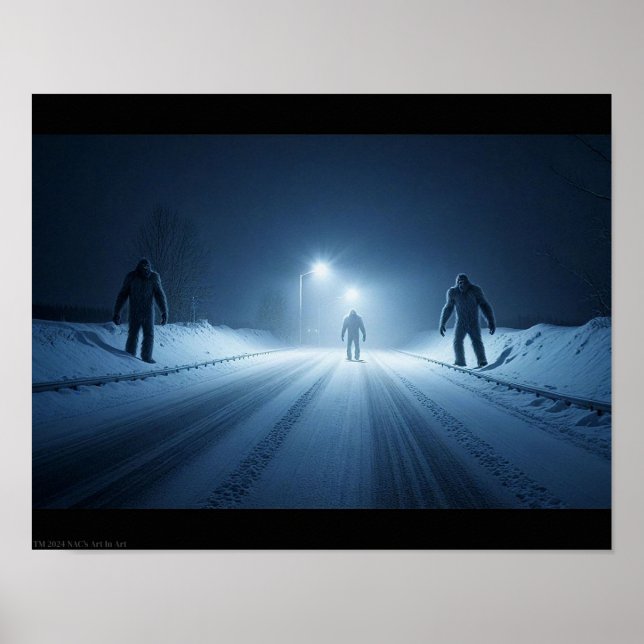 Winter Encounter (14 x 11) Poster (Front)