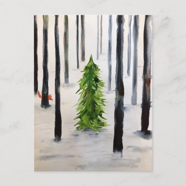 winter encounter postcard (Front)