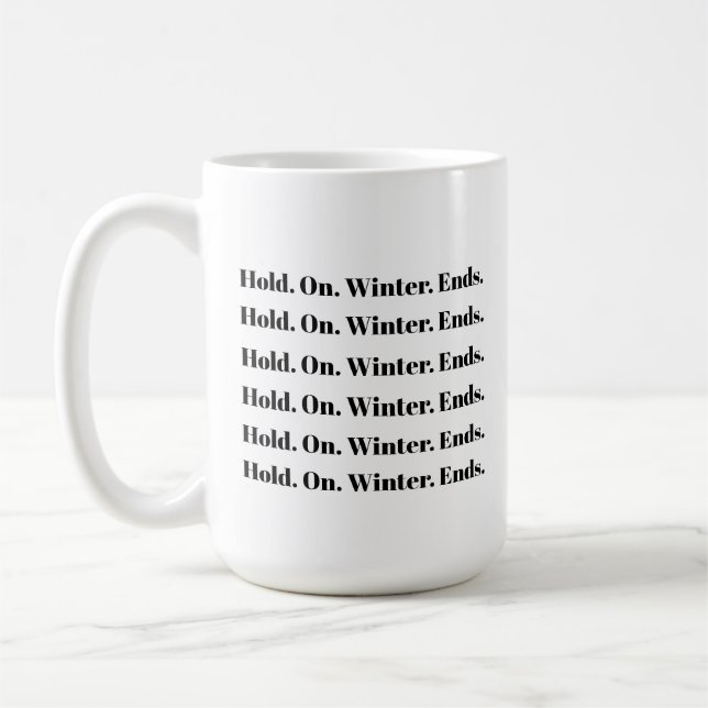 Winter Ends Coffee Mug (Left)