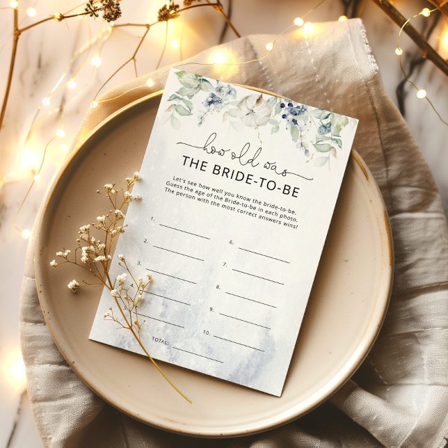 Winter eucalyptus How old was the bride to be game (Creator Uploaded)