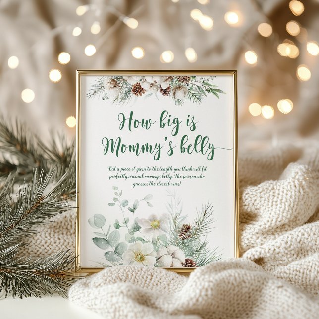 Winter evergreen how big is mummy's belly game poster (Creator Uploaded)