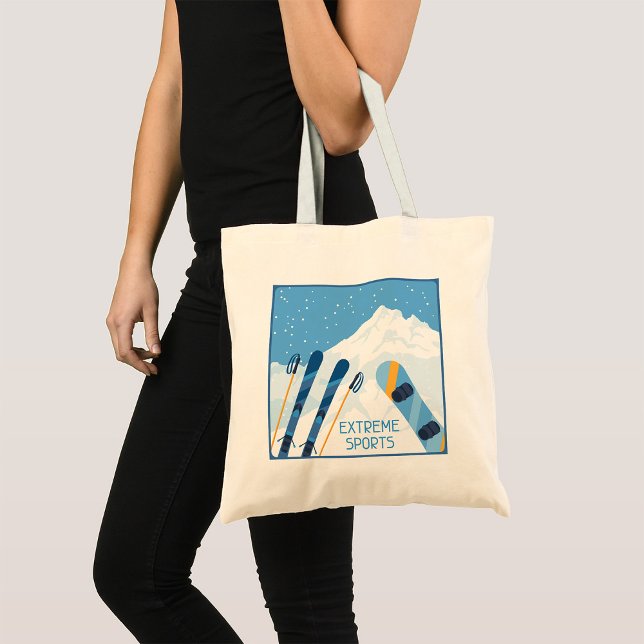 Winter Extreme Sports Tote Bag (Creator Uploaded)