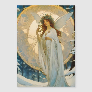 winter fairy -artisic  magnetic card