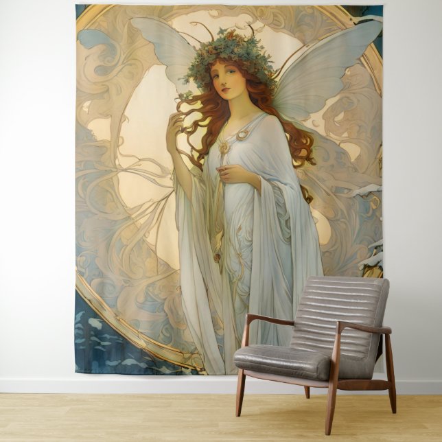 winter fairy -artisic   tapestry (In Situ)