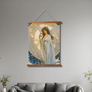 Winter Fairy Artistic  Hanging Tapestry