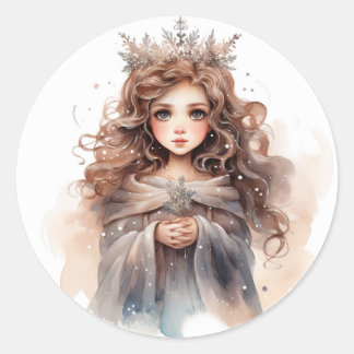 Winter Fairy Christmas Stickers