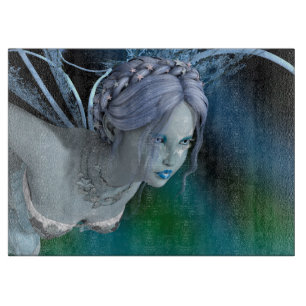 Winter Fairy Cutting Board