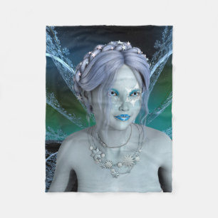 Winter Fairy Fleece Blanket