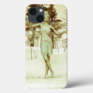 Winter Fairy in Snowy Forest Fantasy Art iPhone 13 Case