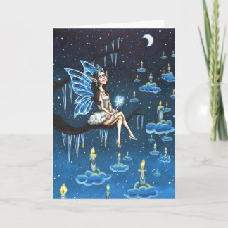 Winter Fairy Lights Holiday Card