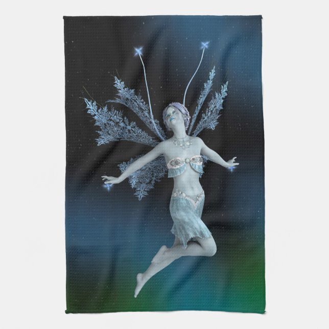 Winter Fairy Tea Towel (Vertical)