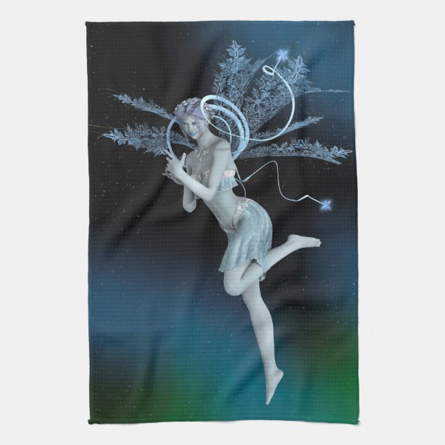 Winter Fairy Tea Towel (Vertical)