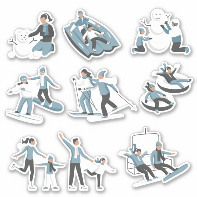 Winter Family Fun Christmas Holiday (Front)