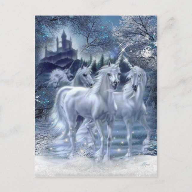 Winter Fantasy Postcard (Front)