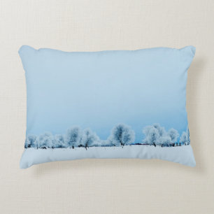Winter Farm Decorative Cushion
