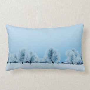 Winter Farm Lumbar Cushion