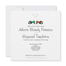 Winter Farm Wedding Invitation