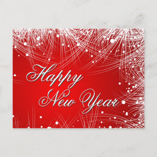 Winter Feel New Year Custom Greeting Card
