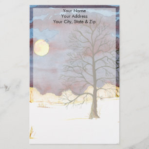 Winter Field Stationery