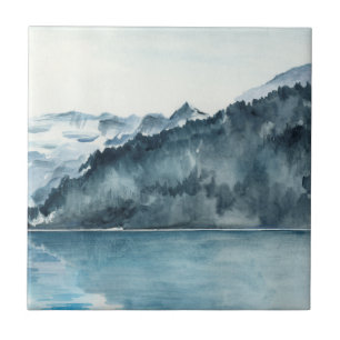 Winter Fjords Ceramic Tile