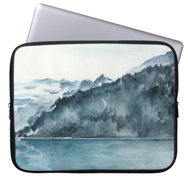 Winter Fjords Laptop Sleeve (Front)