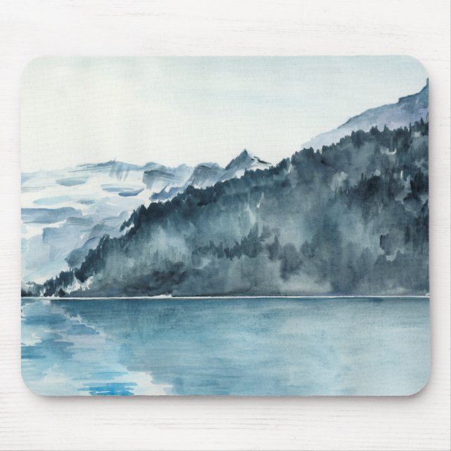 Winter Fjords Mouse Pad (Front)