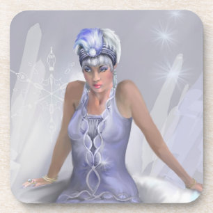 Winter Flame Cork Coaster