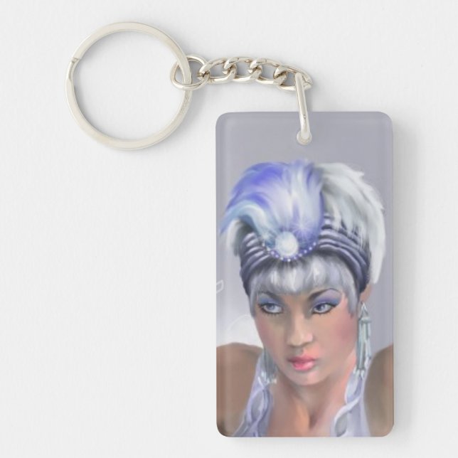 Winter Flame Keychain (Front)