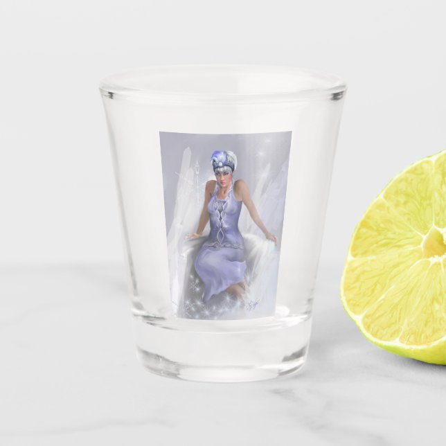 Winter Flame Shot Glass (Front)