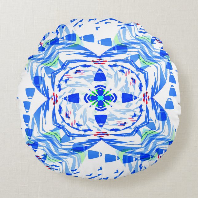 Winter Fleurs...... Round Cushion (Front)