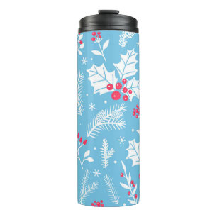 Winter flora 2 thermal tumbler