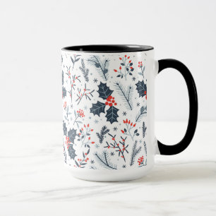 Winter flora mug