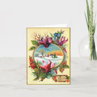 Winter Floral Card