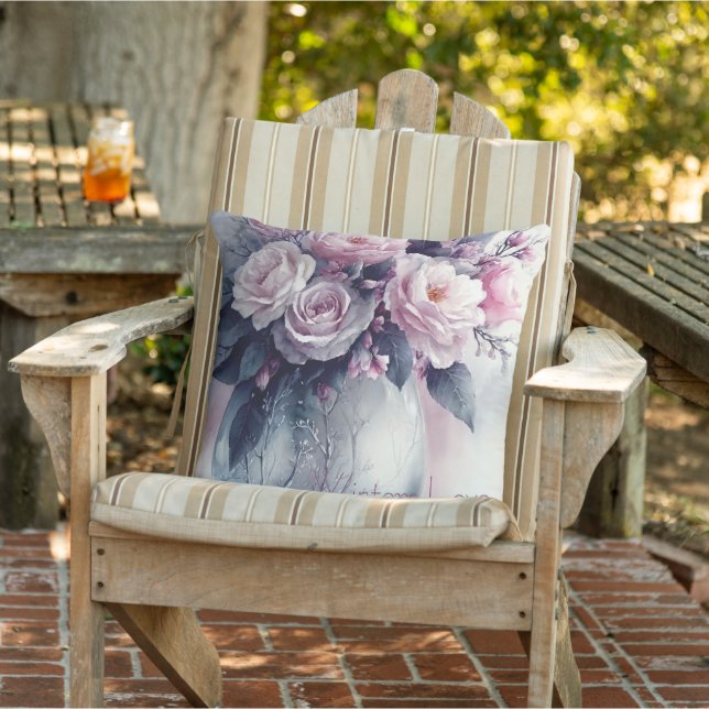 Winter Floral Cushion (Chair)