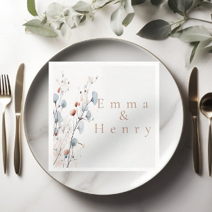  Winter floral  Napkin