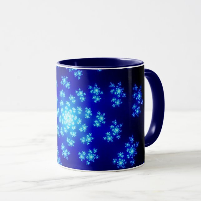 Winter Floral Sprinkles Mug (Front Right)