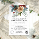 Winter Florals Store Christmas Offers QR Code Flyer<br><div class="desc">Winter Florals Store Christmas Offers QR Code. Advertise your store's holiday offers, with this design with your logo and a QR code. A bouquets of festive flowers, sage foliage and red berries is at the top. Personalise the words to your own requirements. You can also change the font style and...</div>