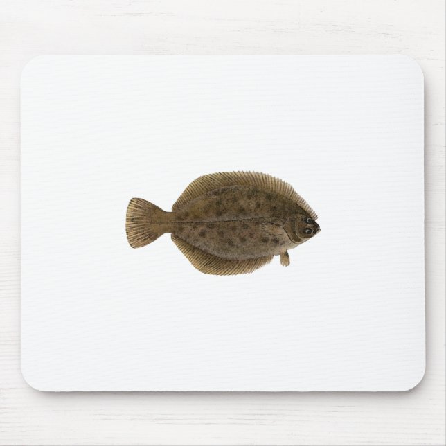 Winter Flounder - Blackback Mouse Pad (Front)