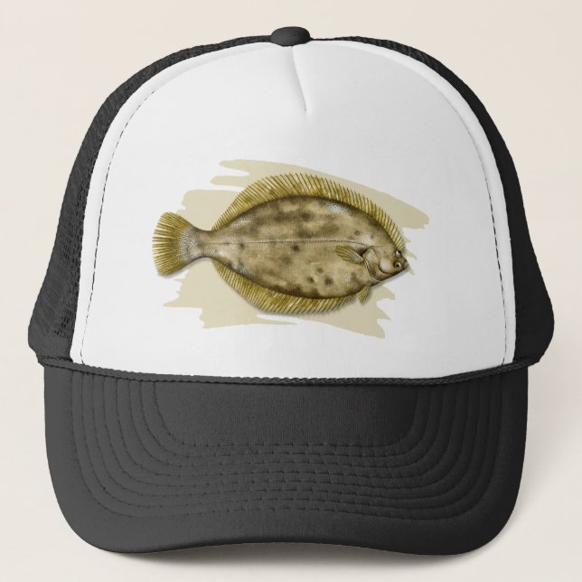 Winter Flounder Trucker Hat (Front)
