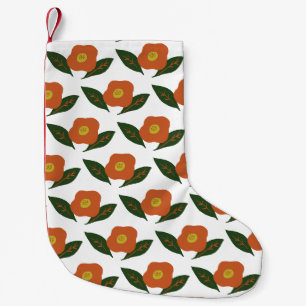 Winter Flower Small Christmas Stocking