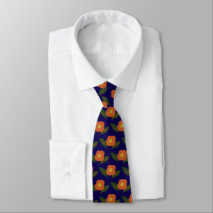 Winter Flower Tie