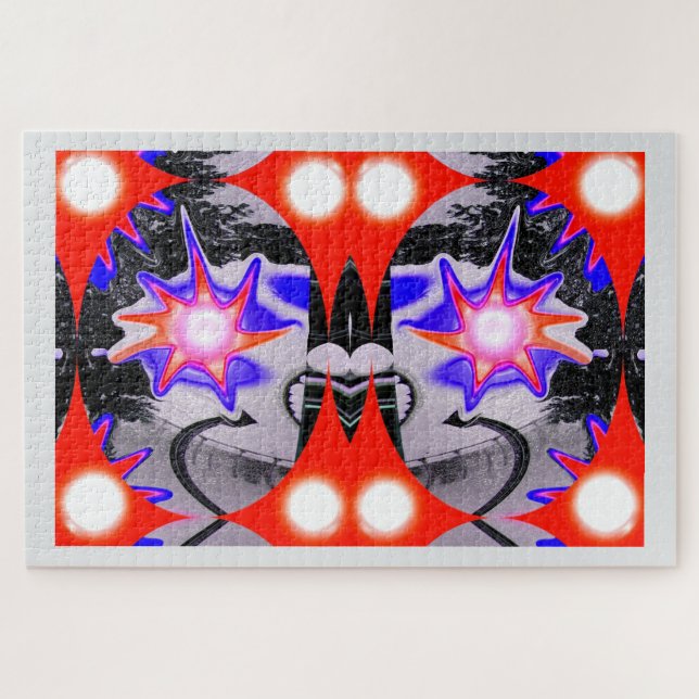 Winter flowers art jigsaw puzzle (Horizontal)