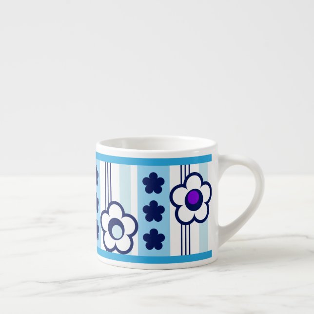 Winter Flowers Espresso Cup (Right)