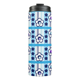Winter Flowers Thermal Tumbler