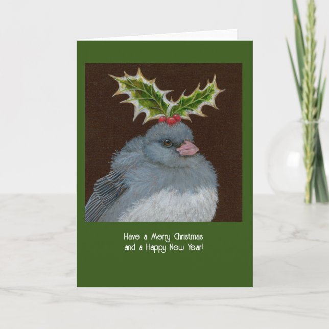 Winter Fluff Christmas card (Front)