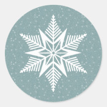 Winter flurry sticker