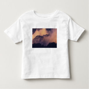 Winter fog in valley at sunset from Morton Toddler T-Shirt